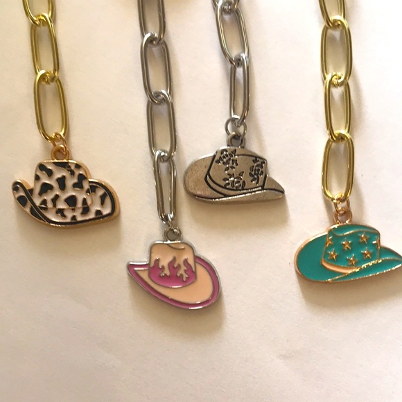 SET OF 4 PUR-SE-NAL BLING FOR YOUR BAG, ZIPPERS, or KEYCHAINS WESTERN THEMED - Picture 2 of 6